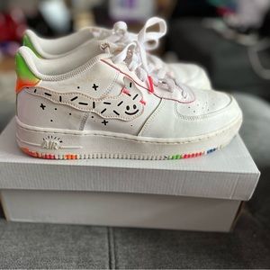 Air Force 1 Nike 7y Kids Drawing Edition with box